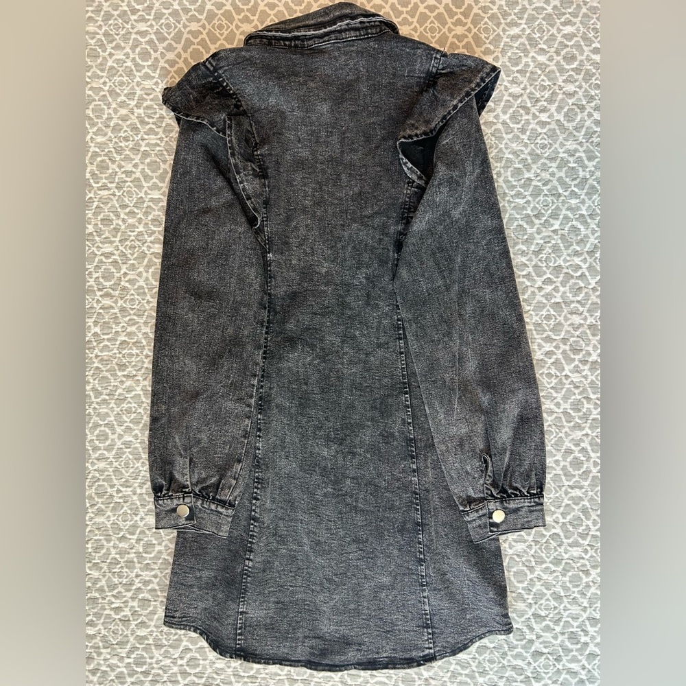 🖤Denim Ruffle Dress🖤 - Picture 5 of 7